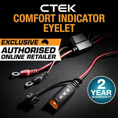 CTEK Comfort Indicator Eyelet M6 56-629 Battery Charger 50cm Cable Accessory • $40