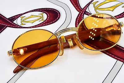 $4499.99 • Buy Vintage Cartier Giverny Sunglasses C Decor 53/22 With Box Circa 1990s