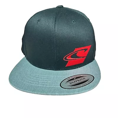 $19.99 • Buy O’Neill Yupoong Strap Snap Back Team Hat Cap Black Red Adjustable Classic Surf