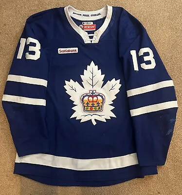 Brett Seney 2021-2022 Game Worn & Used Toronto Marlies Hockey Jersey - 54 - LOA • $199