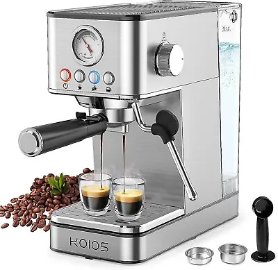 Espresso Machine 20 Bar Espresso Coffee Maker Cappuccino Machine W/ Steam Wand • $98.09