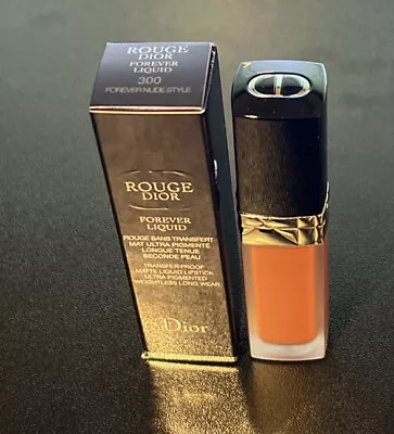 Dior Rouge Dior Forever Liquid 300 Forever Nude Style Transfer Lipstick 6ml New! • $29.99