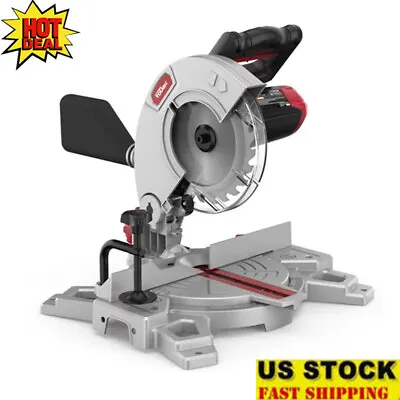 7-1/4 In 9 Amp Single Bevel Compound Miter Saw Lightweight Compact Cutting New • $133.49