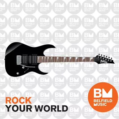 $559 • Buy Ibanez RG170DX GIO Electric Guitar Black Night - RG170DXBKN - Brand New