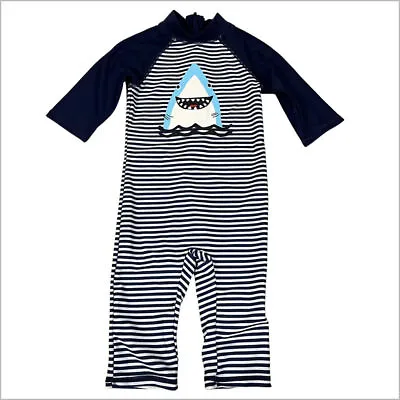 Boys Mothercare One Piece Swimsuit Swim Swimming Sun Safe Costume Surf Suit Baby • £6.76