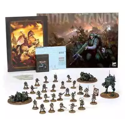 Warhammer 40K Cadia Stands Army Box Set Astra Militarum (box Damage) • $76