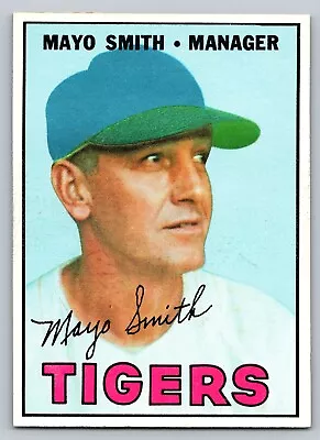 1967 Topps Baseball Card #321 Mayo Smith Detroit Tigers EX+ • $1.25