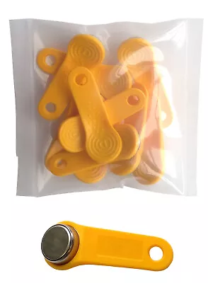 $22.99 • Buy Yellow Keytabs IButtons For IButton Exaktime Job Site Time Clock