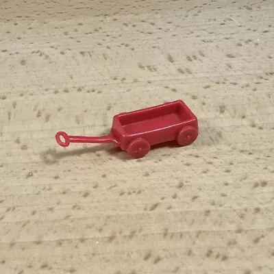 Marx Sears Shopping Center Playset Pull Wagon Red Toy Store Vintage 1960s • $75.52