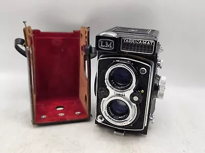 Vintage Yashica-Mat LM TLR Camera Copal MXV W/ Yashinon 80mm F3.2/3.5 Twin Lens • £143.75