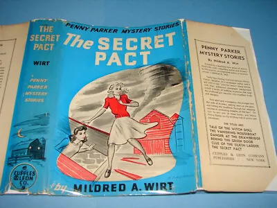 Penny Parker #6 The Secret Pact Thick 1st Printing Good Paper DJ • $64.99