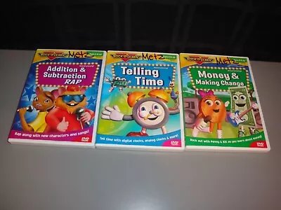 Rock N Learn DVD Lot Math Telling Time Money Addition Homeschool Teacher Class • $15.99