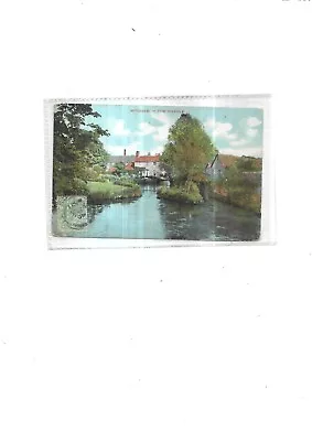 Surrey Postcard. 1202.  Mitcham  -  The Wandle   Postmarked 1906 • £1.75