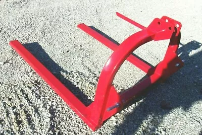 New TRI  3 Pt. Heavy Duty Hay Lifter/Forks -(FREE 1000 MILE DELIVERY FROM KY) • $499