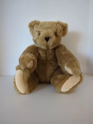 Vermont Teddy Bear Company Plush Stuffed & Jointed Bear-Tan • $15