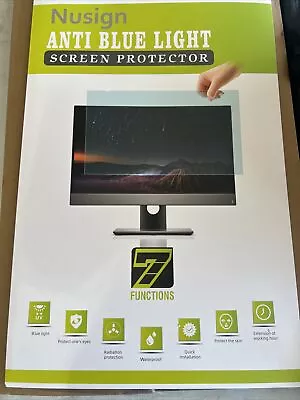 Anti Blue Light Screen Protector Guard For Desktop PC Monitor 27  Inch (16:9) • $18.95