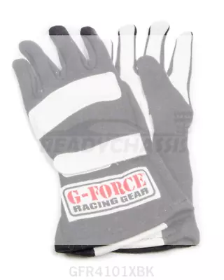 G-Force G5 Racing Gloves X-Large Black 4101XLGBK • $74.92
