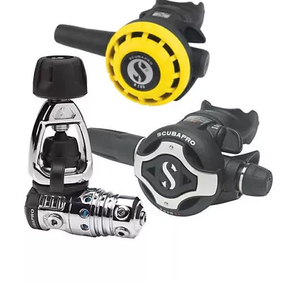 Scubapro MK25 EVO/S620 Ti  Regulator System (YOKE)  WITH R195 OCTO AND HOSES  • $1454