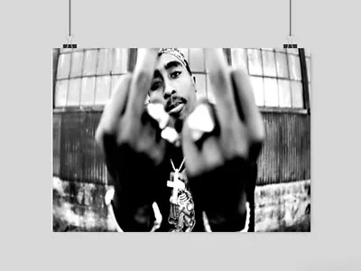 2pac Poster Rapper Legend Music Tupac Print Singer  A3 A4 Size • £8.95