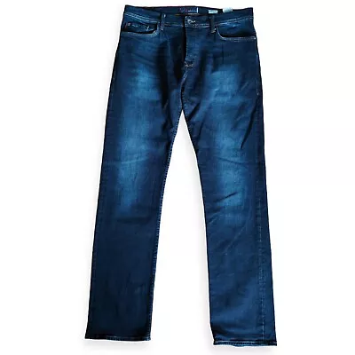 Salsa Navarro Men's Jeans - Dark Blue - Straight - W36 L34 • £30