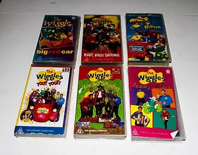 The Wiggles Children VHS Bundle X 6 Orignal Cast • $65