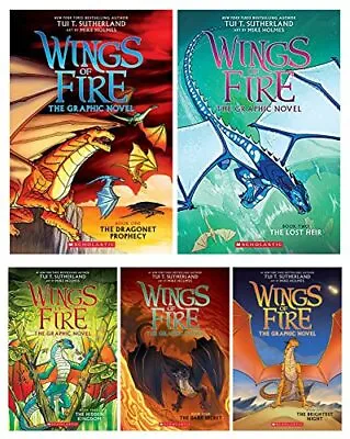 Wings Of Fire Graphic Novels 5 Books Collection Set (Book #1 - #5) NEW Paperback • $54.90