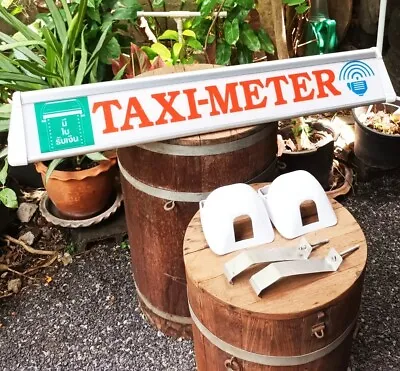 $120 • Buy Taxi Roof Sign Taxi-meter Thailand Lamp White Light Original