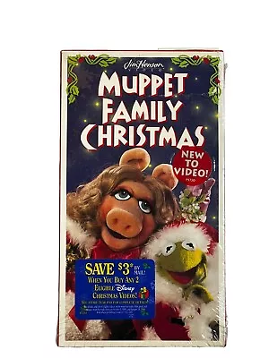 Muppet Family Christmas Sealed VHS Tape 1998 Jim Henson Near Mint  • $5.99