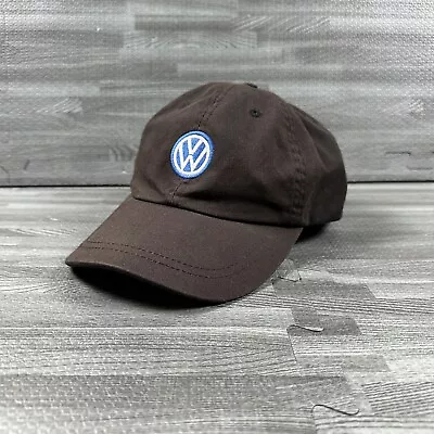 Unisex Adult Volkswagen Driver Gear Embroidered Logo Black Strapback Dad Hat • $10.36