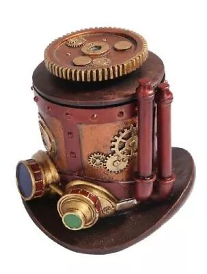 Steampunk Machinery Hat Box • $24.98