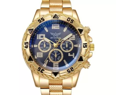 Mens Gold Watches New • £10.99