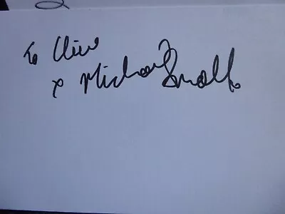 Joseph And The Amazing Technicolour Dreamcoat MICHAEL SMALL Hand Signed Card • £4.95