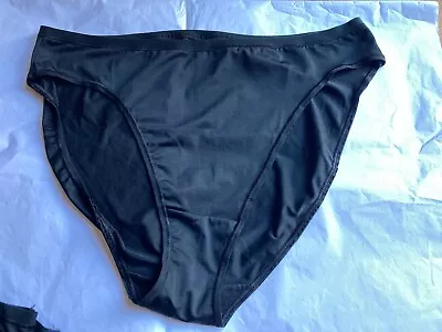 Set Of 4 Black Briefs Size 14 From M&S • £3.49