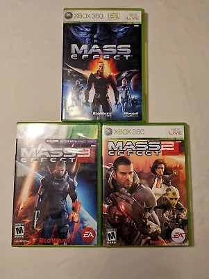 Mass Effect Trilogy CIB Games 1-3 (Microsoft Xbox 360) • $17.99