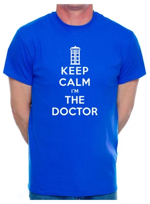 £9.95 • Buy Keep Calm I'm A Doctor Nurse Birthday Present Gift Funny Mens T-Shirt