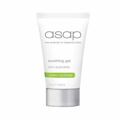 ASAP Soothing Gel 50ml Aloe Vera Oil Free Reduce Skin Redness BurntAfter Shave • $29.90