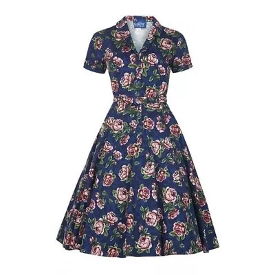 Collectif Caterina Bloom Swing Dress - 16 • £20