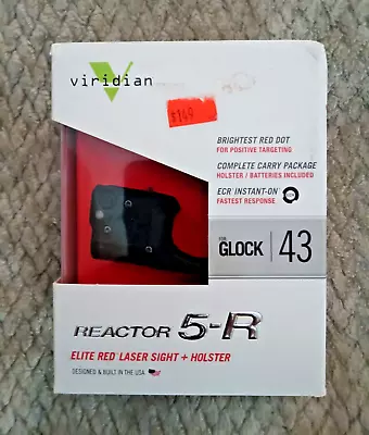 Viridian Reactor 5-R W/ Instant-On Holster For Glock 43 • $42