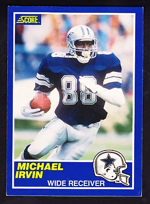 1989 Score #18 Michael Irvin Cowboys Rookie • $8