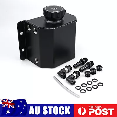 1L Aluminum Radiator Coolant Water Reservoir Expension Tank Bottle Universal Car • $39.99