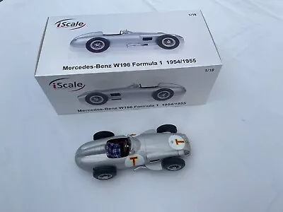 Mercedes W196 F1 1954-55 Model Signed By Stirling Moss - 1:18 • £95