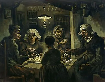 The Potato Eaters (1885) - By Vincent Van Gogh Art Painting Print • $10.99