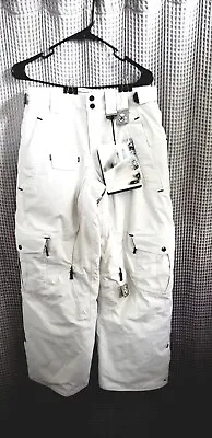 NWT Oakley ICON Thinsulate Snowboard Ski Pants Men's Small White • $76.99
