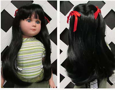 Doll Wig Size 7/8  Shelby  In Black - Modacrylic By Monique • $18.30