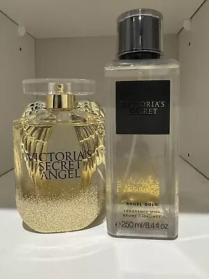 Victoria's Secret Angel Gold 100ml With 250ml Body Mist Old Formula Discontinued • $159