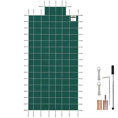 VEVOR Inground Pool Safety Cover Fits 20x40ft W/Center Step High Strength PP • $448.96