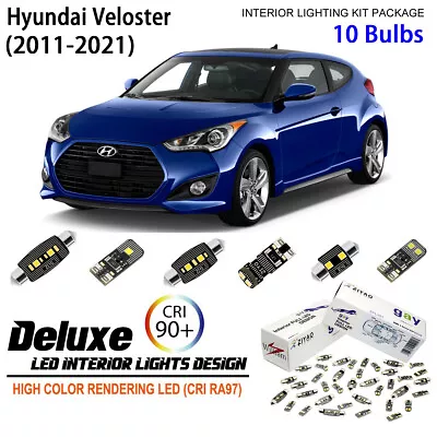 LED Interior Light Kit For Hyundai Veloster 2011-2021 LED Light Bulb Accessories • $17.55