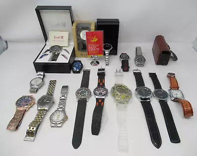 Men's Watch Bundle Vintage To Modern Spares & Repairs                      J9 • $7.40