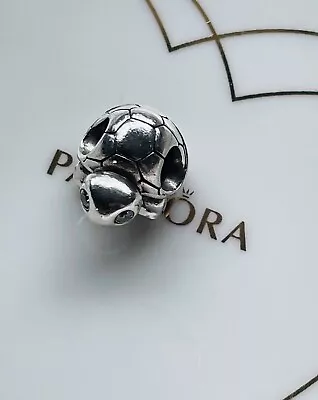 Pandora Silver Twinkling Turtle Charm Cubic Zirconia Eyes  S925 ALE  💕 RARE • £18