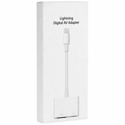 HDMI Digital TV AV Adapter Cable For Apple IPad IPhone 13 12 11 X 9 Latest Ver • £15.99